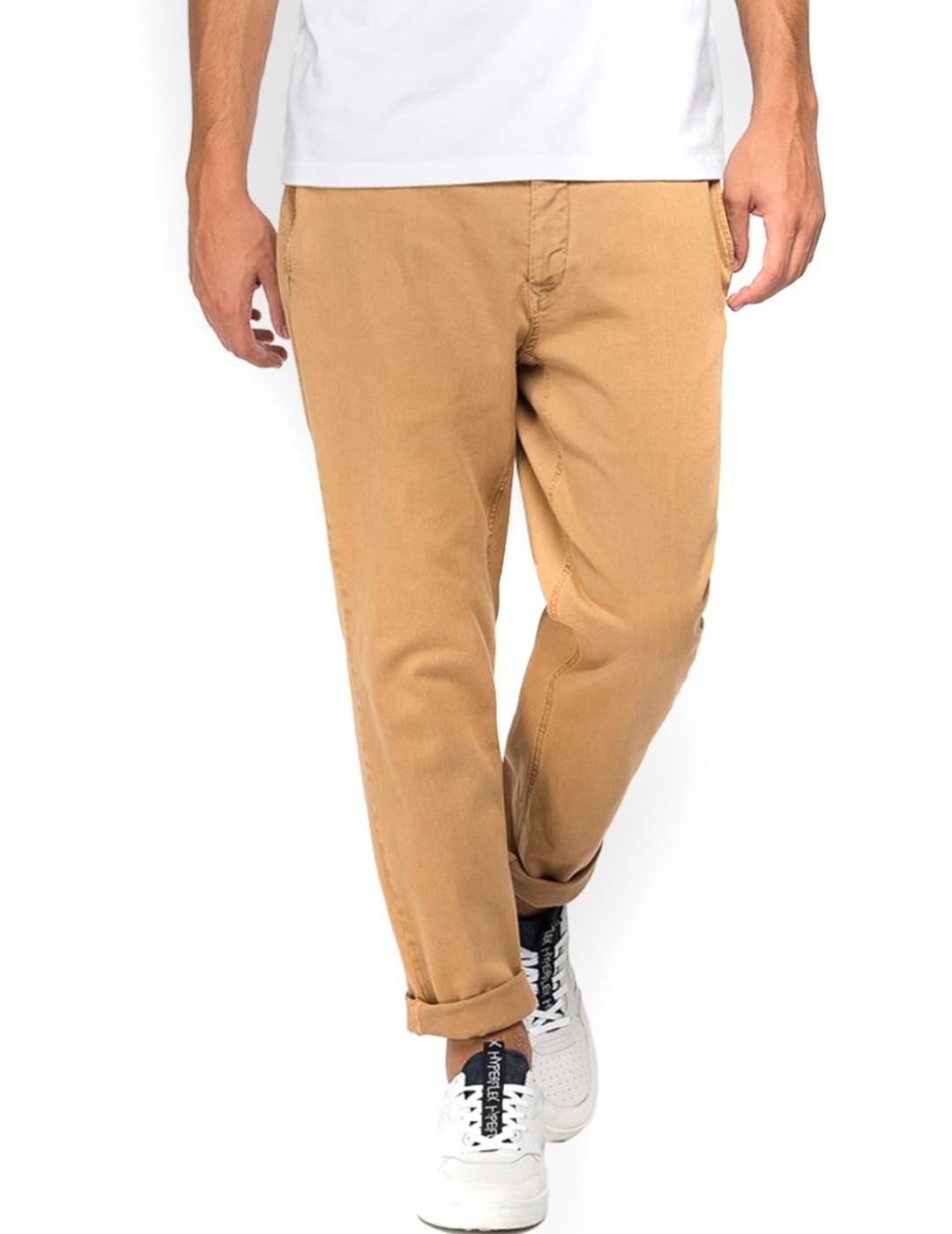 Pantalón Replay Benni chino marrón para hombre-/df01