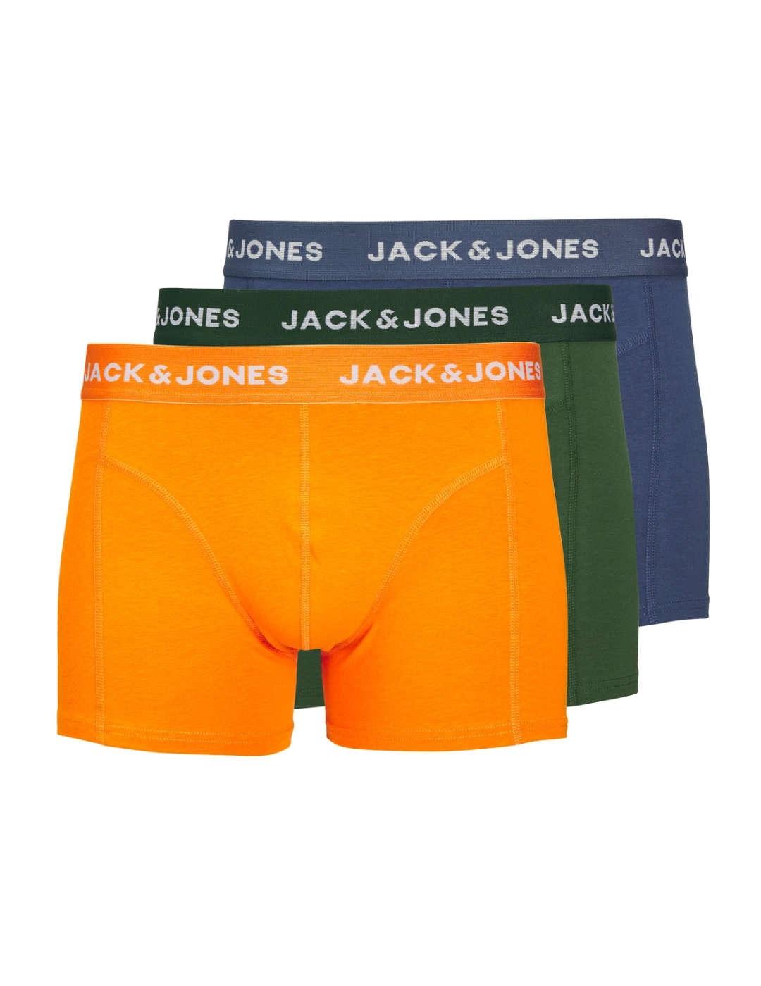 Íntimo Jack&Jones pack3 naranja para hombre-NE