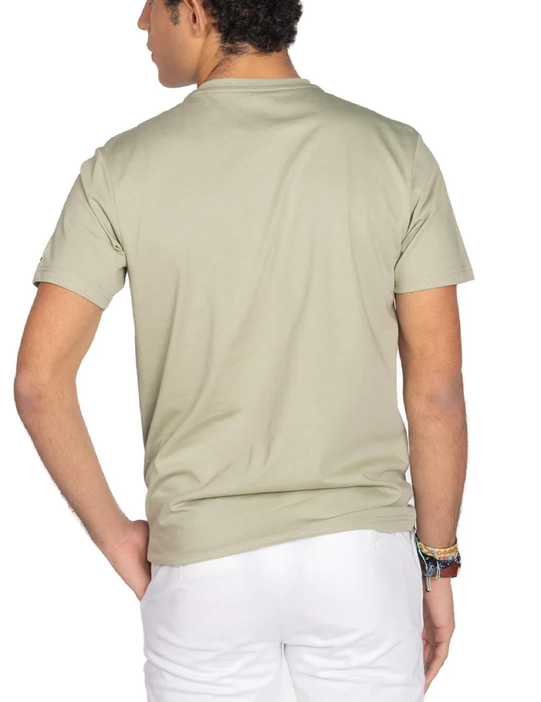 Camiseta Harper&Neyer Pocket verde manga corta para hombre