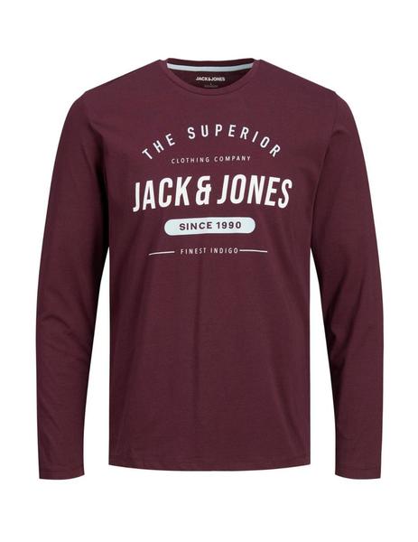 Sudadera Jack-Jones Herro granate para hombre-z