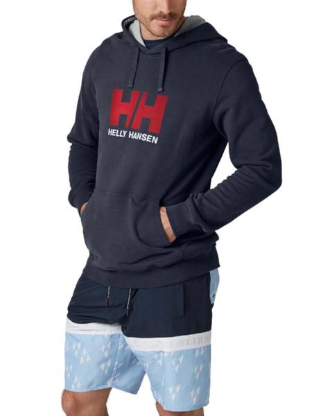 Sudadera Helly Hansen Logo Hoodie blanca hombre