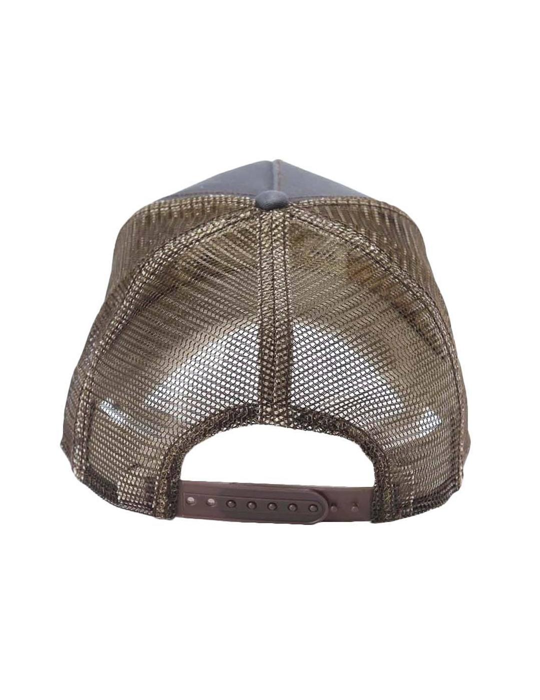 Gorra Goorin Bros Beast leon gris marro y beige-z