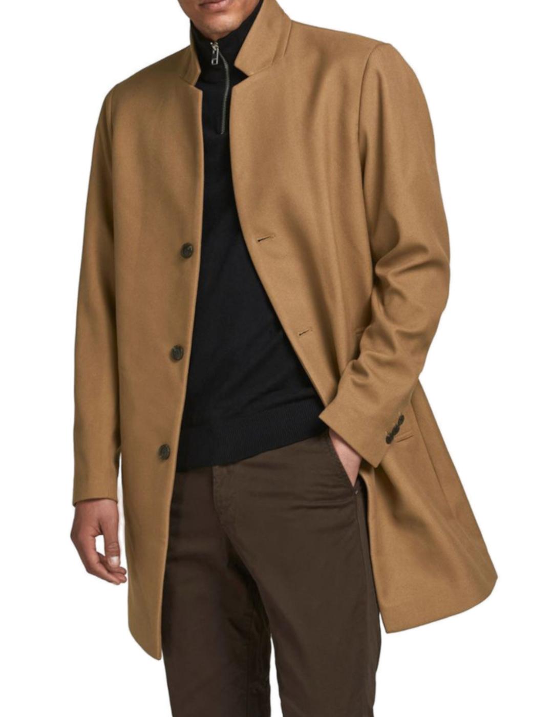 Abrigo marrón para hombre-z