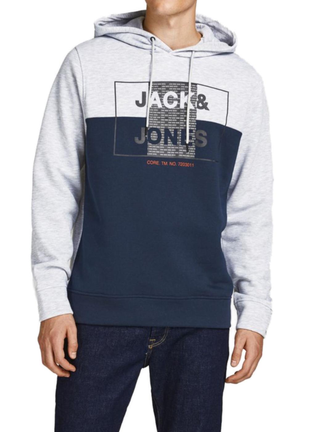 Sudadera Jack and Jones Elogo Marino para Niño