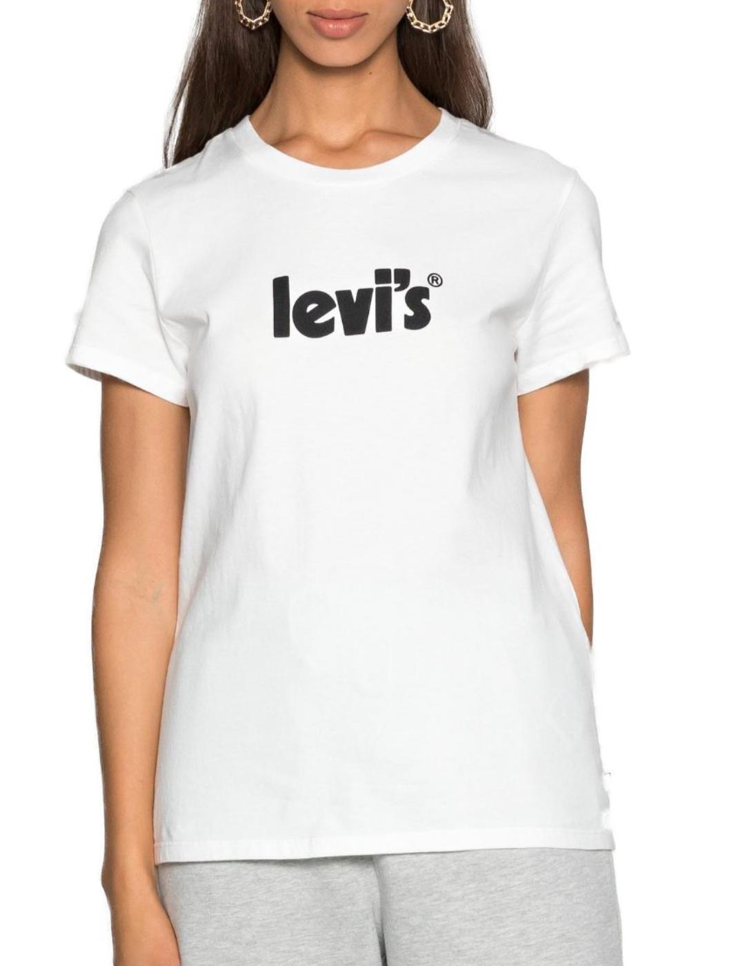 Camiseta Levis Seasonal blanca para