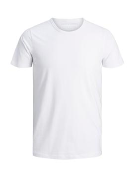 Camiseta Jack&Jones básica  blanca manga corta para hombre