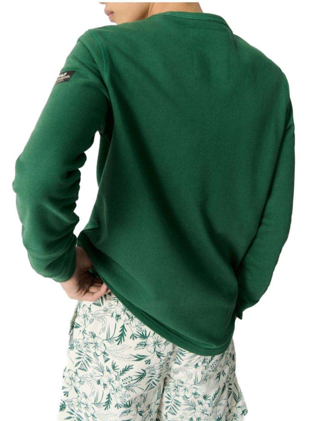 Sudadera Ecoalf verde para hombre-a