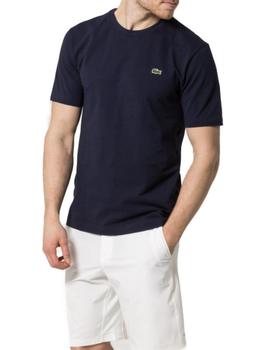 Camiseta Lacoste Marino Con Degradé Para Hombre