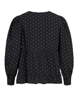 Blusa Vila Siri negra para mujer -b