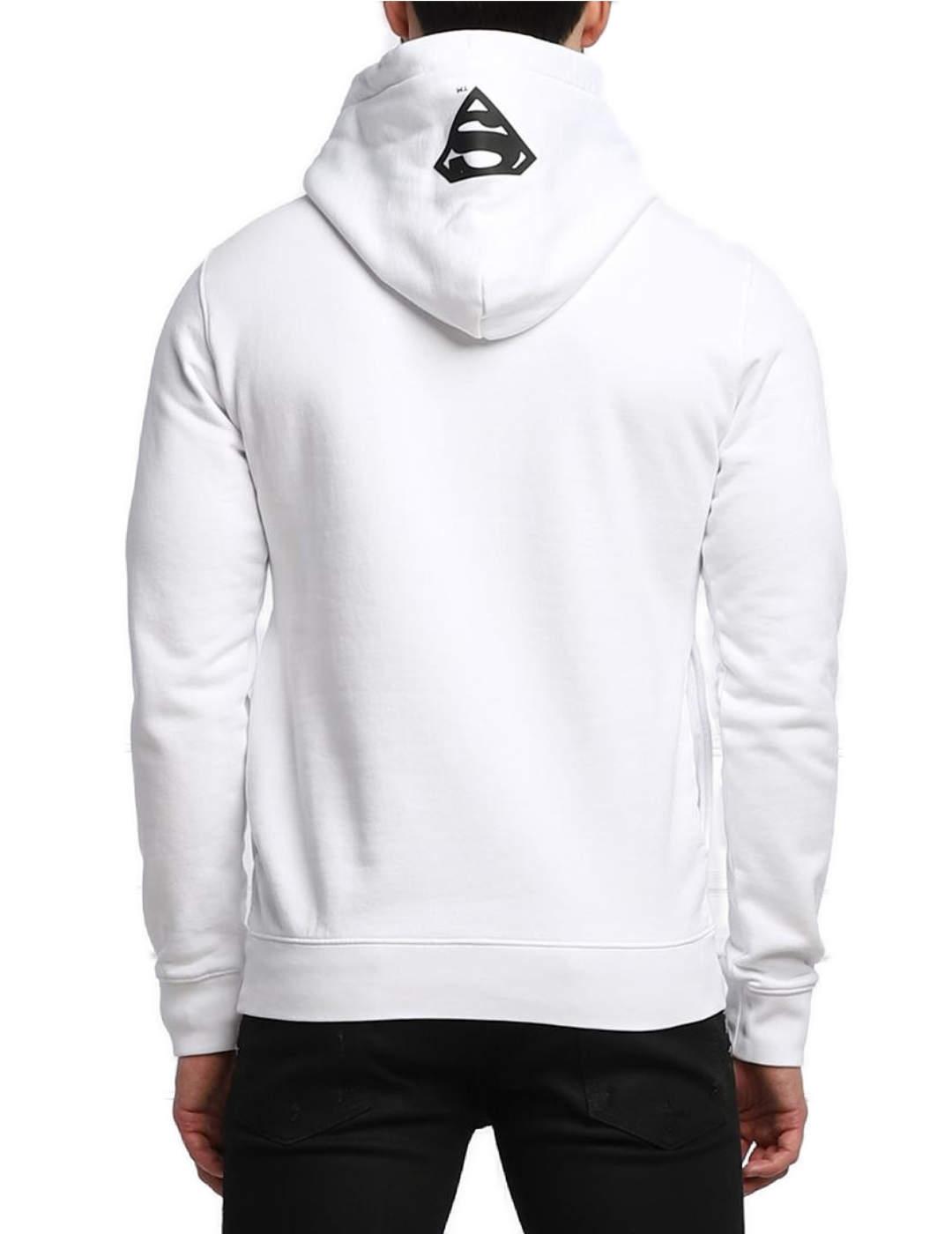 Sudadera Replay Superman blanca para hombre -a