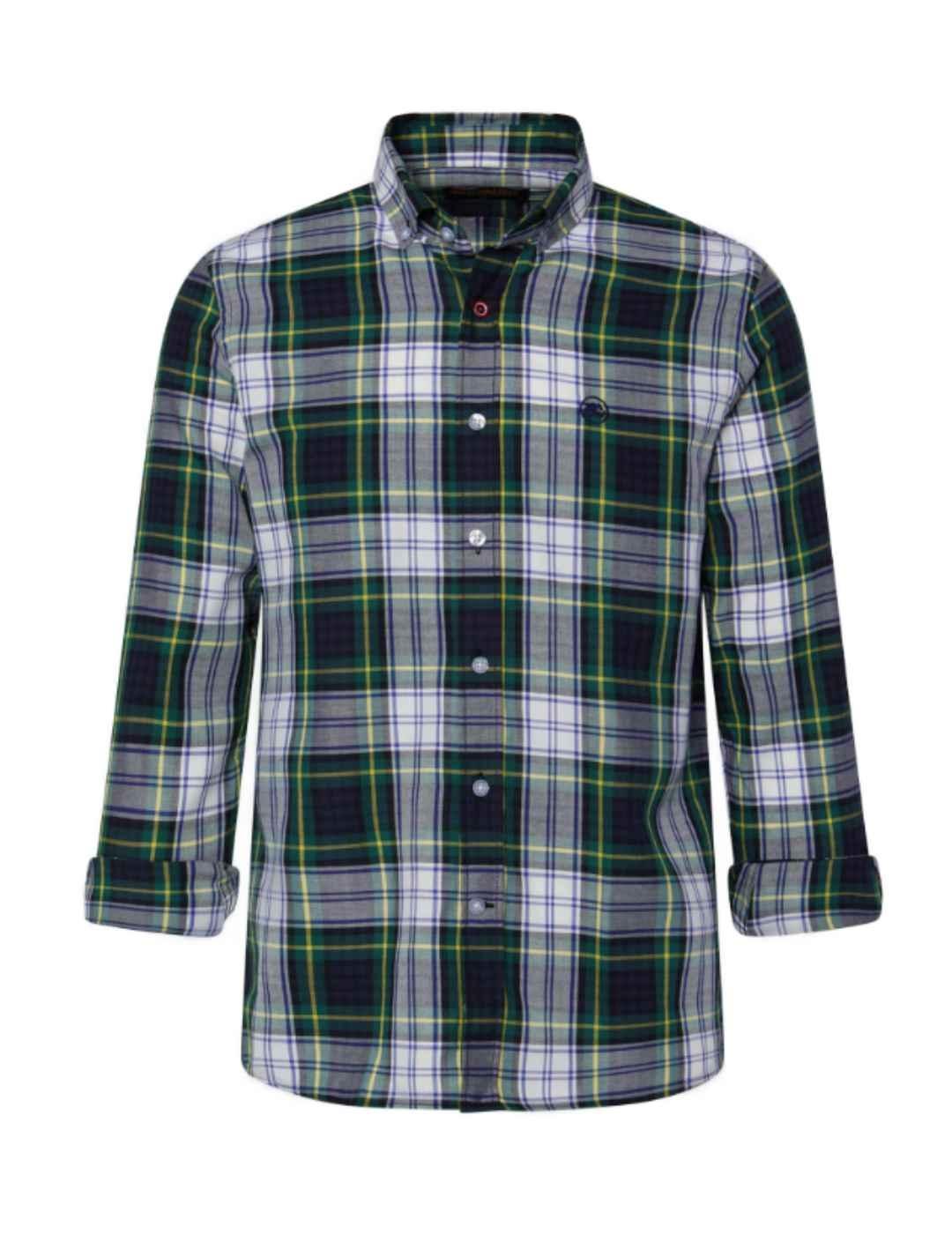 Camisa Altona Verde De Cuadros Para Hombre B