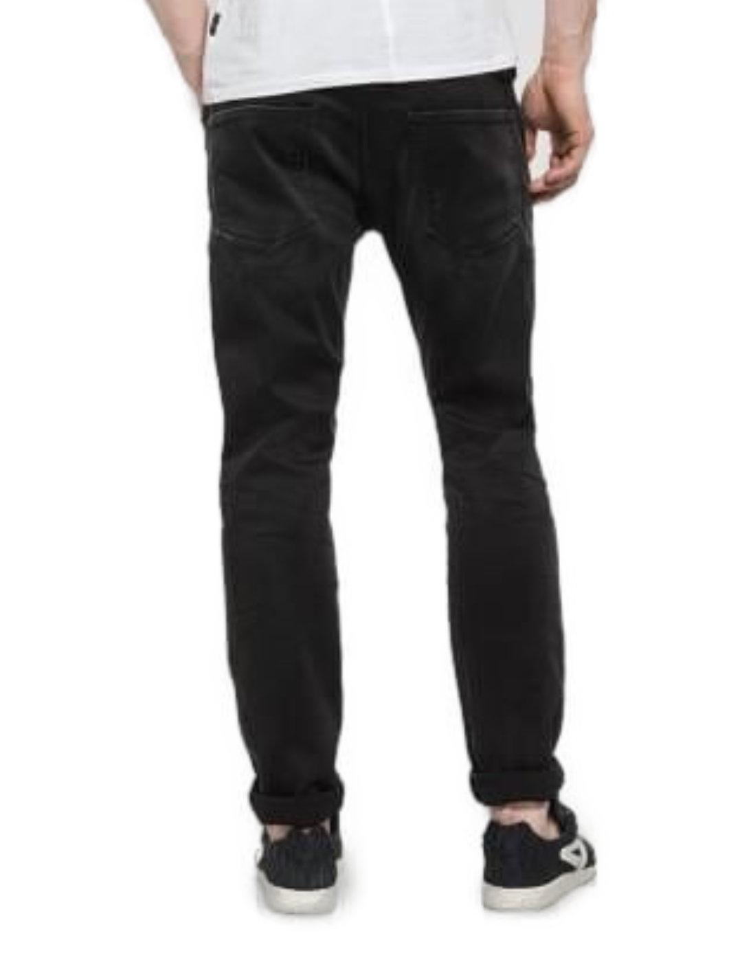 Pantalón vaquero Replay Hyperflex negro hombre-q