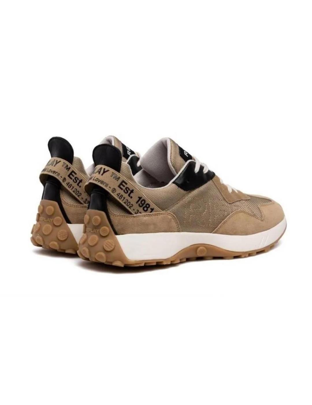 Zapatilla Replay Castor original beige hombre -a