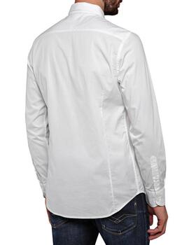 Camisa Replay blanca para hombre-&