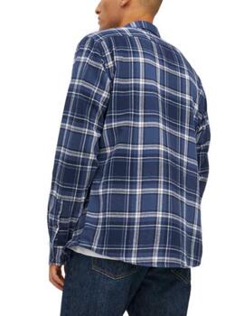 Camisa Jack&Jones Classic de cuadros azul para hombre