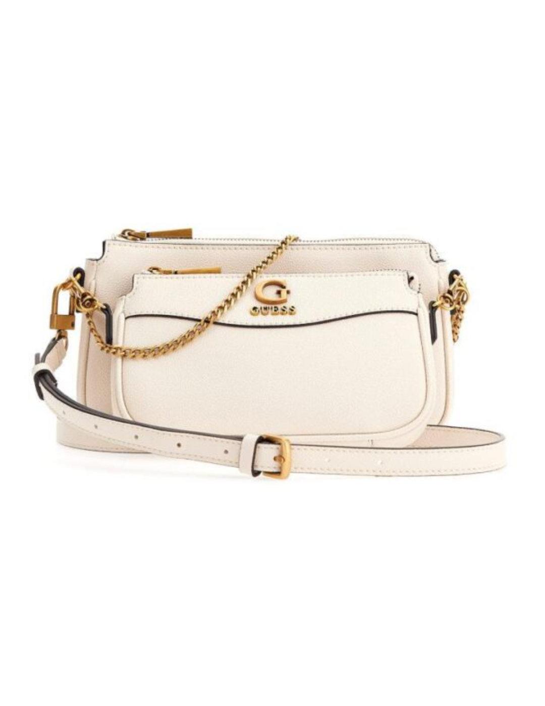 BOLSO MUJER GUESS JEANS BEIGE