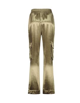 Pantalon Guess Chantal verde de saten para mujer