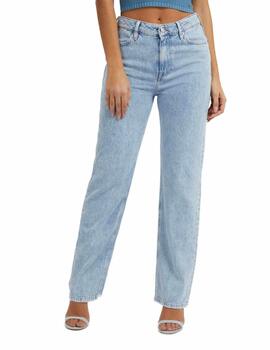 Pantalon vaquero Guess Hollywood slim azul para mujer