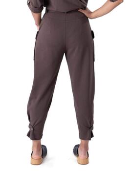 Pantalon Animosa Activist Woman marron para mujer