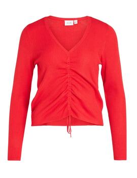 Jersey Vila Popsa rojo para mujer-c