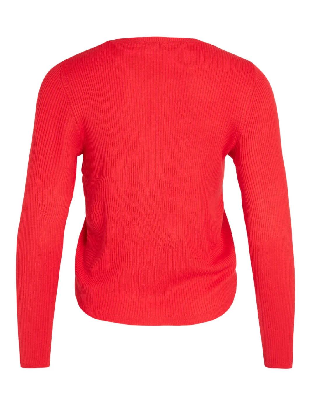 Jersey Vila Popsa rojo para mujer-c