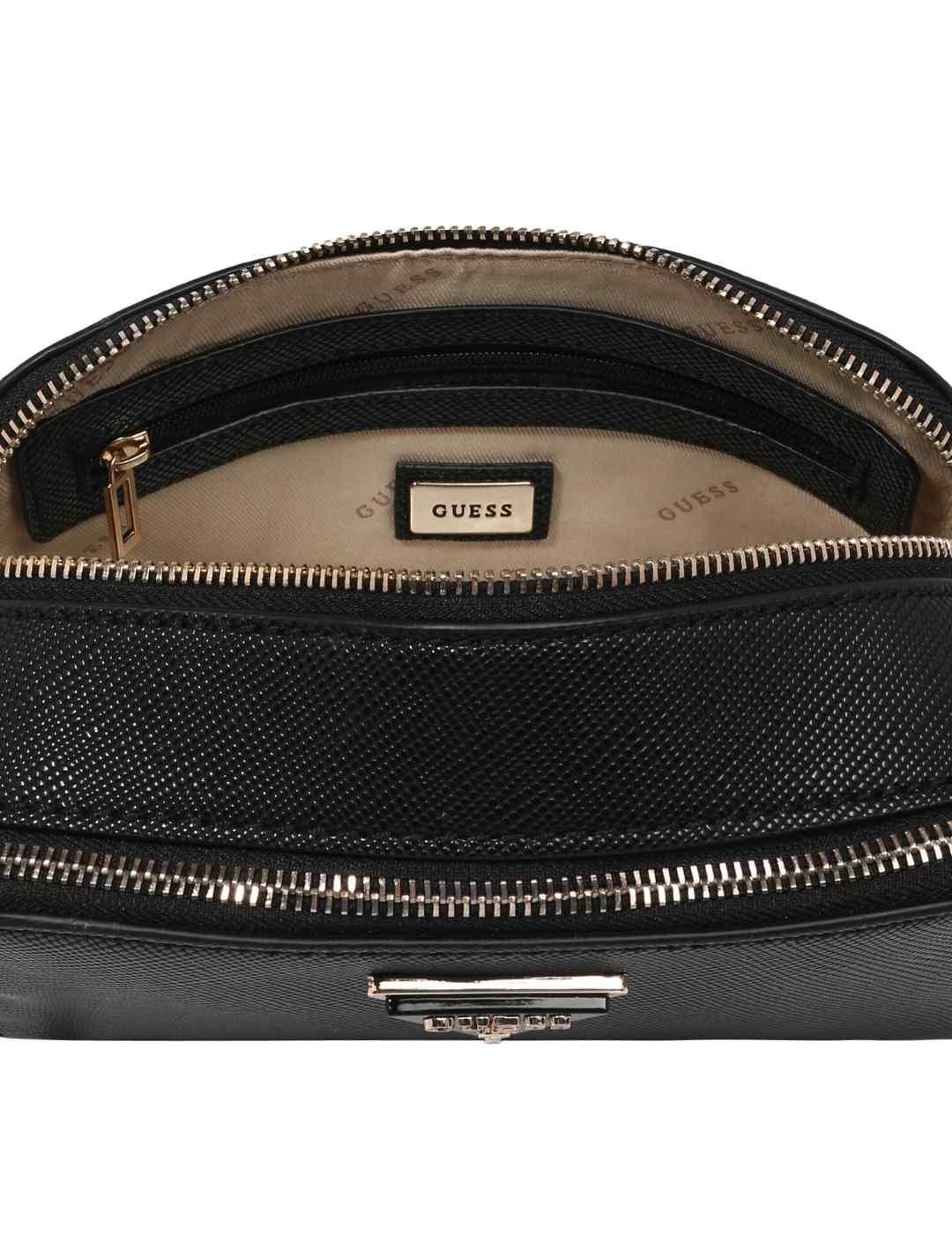 Bolso pequeño Guess Noelle negro para mujer