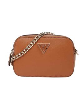 Bolso pequeño Guess Noelle camel para mujer