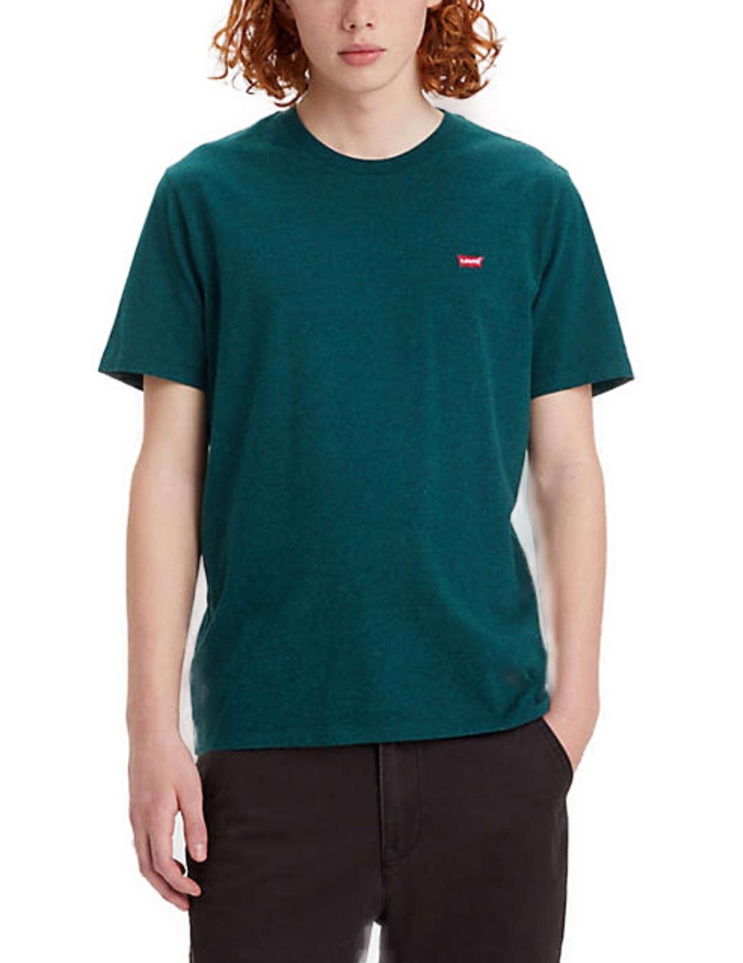 Camiseta manga corta verde bosque xl