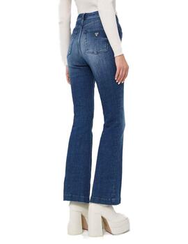 Pantalón vaquero Guess boot cut marino para mujer