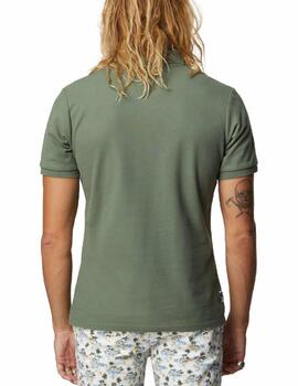 Polo Altona verde oscuro para hombre