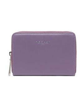 Cartera Replay lila cremallera para mujer