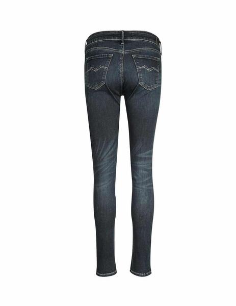 Pantalón vaquero Replay skiny azul mujer