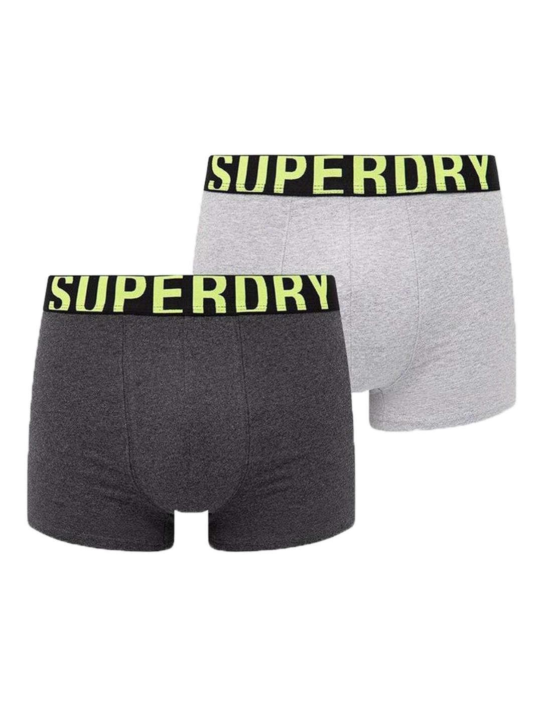 Intimo Superdry pack-2 trunk fluor para hombre