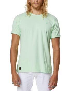 Camiseta Altonadock verde agua con logo bordado para hombre