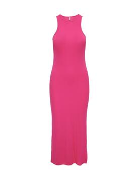 Vestido midi Only Belia fucsia para mujer