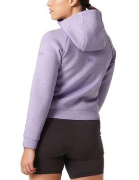 Chaqueta Helly Hansen Ocean lila con capucha para mujer