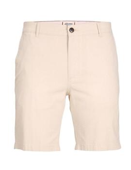 Bermuda Jack&Jones Junior chino beige de lino niño