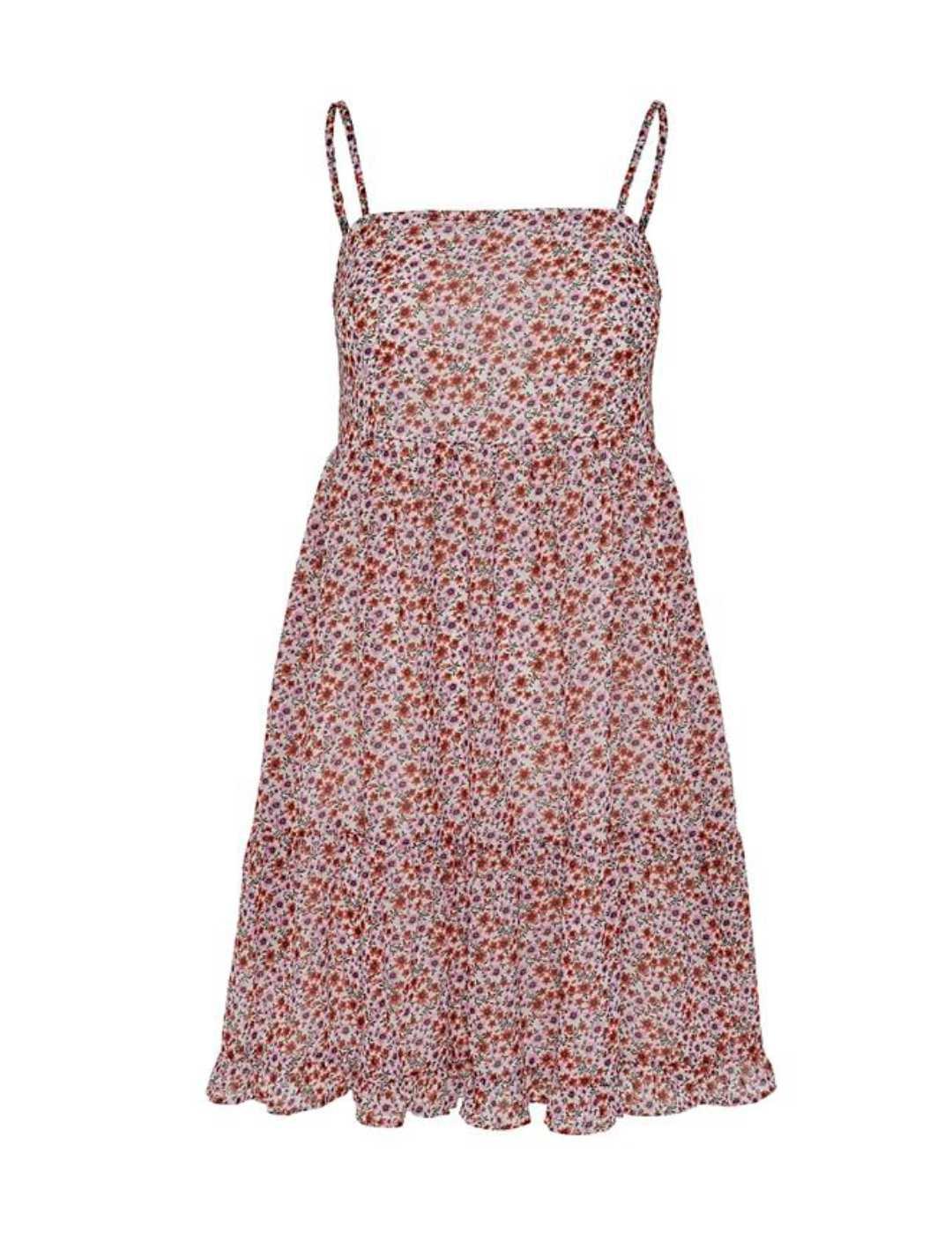 Vestido Only Ann estampado floral midi de mujer