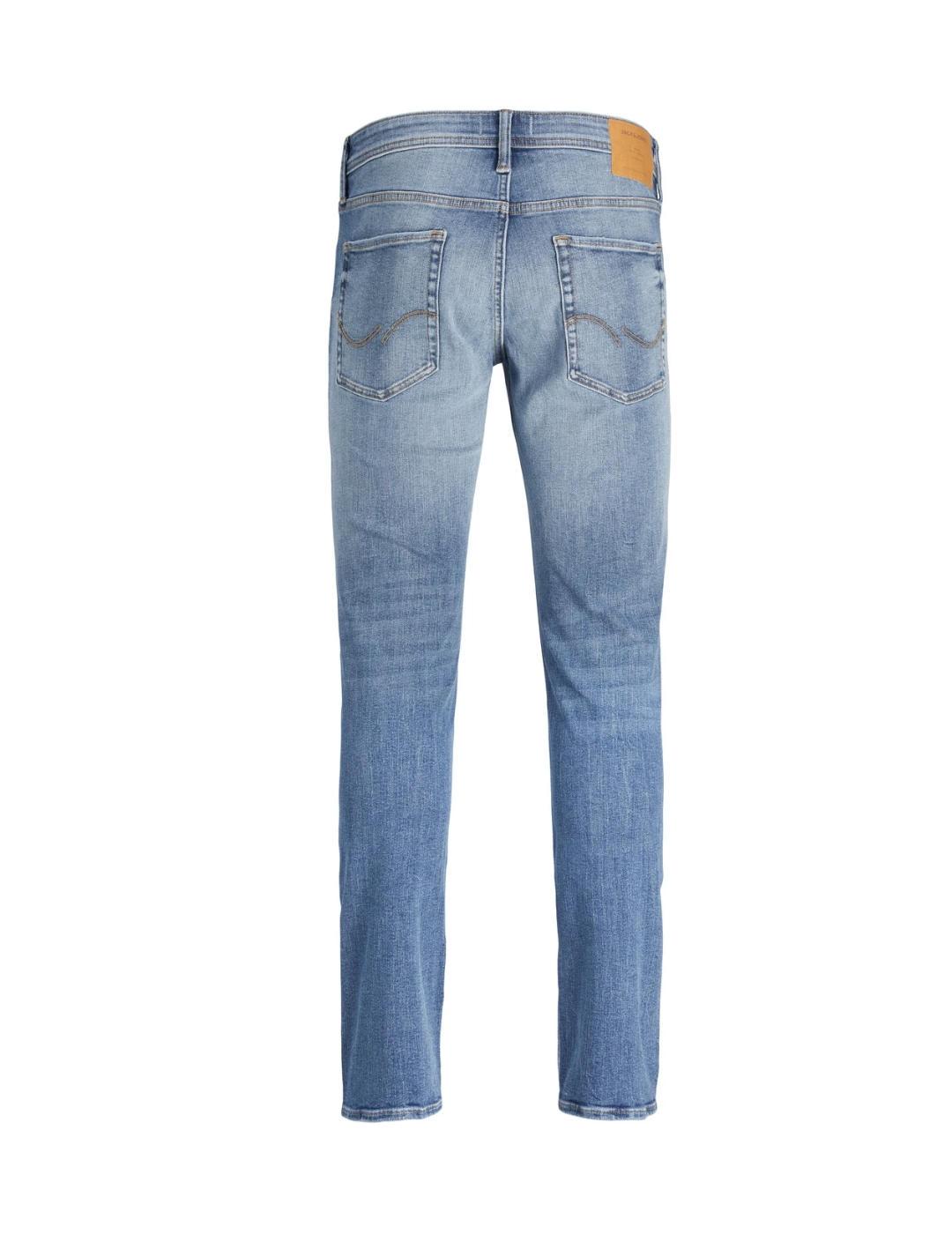 Pantalón vaquero Jack&Jones Glenn azul rotos para hombre