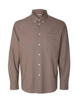 Camisa Selected Rick morado claro para hombre