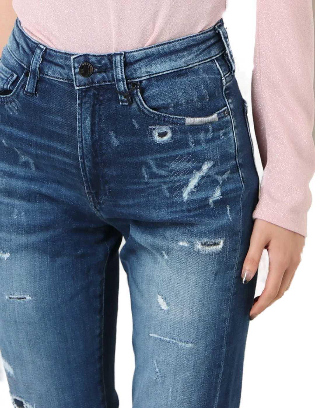 Pantalón vaquero Guess skinny rotos de mujer