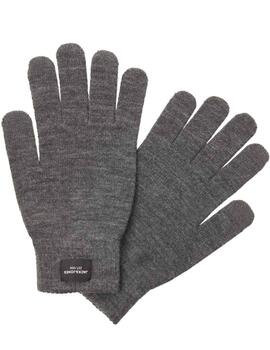 Guantes Jack/df01Jones Henry de punto gris oscuro de hombre