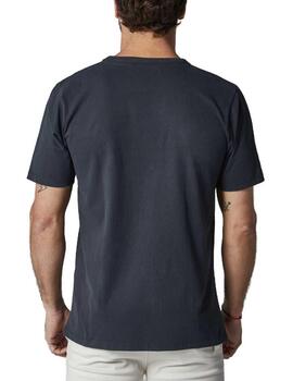 Camiseta Altonadock negra 'for peace' manga corta de hombre