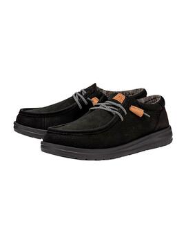 Zapatillas HeyDude Wally verde oscuro para hombre