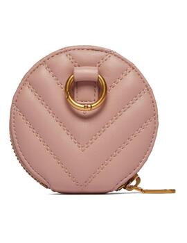 Monedero Guess Keyring rosa redondo para mujer