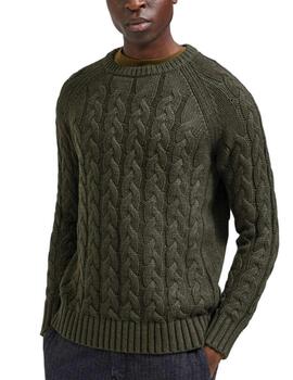 Jersey Selected Chain verde de punto para hombre