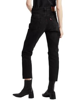 Pantalón vaquero Levi's 501 cropped negro de mujer