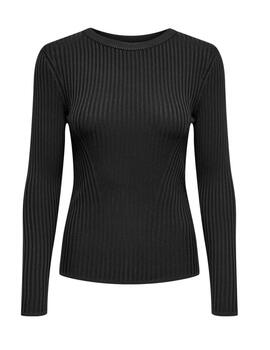 Jersey Only Sofi negro de punto para mujer