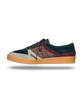 Zapatillas Morrison Evergreen serraje verde/granate unisex