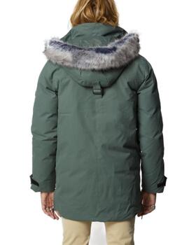 Parka Altonadock verde botella larga con capucha para hombre